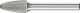 Tree Radius End Burr RBF 6mm Shank RBF 1020/6 MICRO