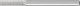 Miniature Burr ZYAS 3mm Shank - Cylindrical End Cut ZYAS 0313/3 C5