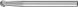 Miniature Burr KUD 3mm Shank - Ball Shape KUD 0302/3 C5