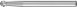 Miniature Burr KUD 3mm Shank - Ball Shape KUD 0302/3 C3 PLUS