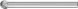 Miniature Burr KUD 3mm Shank - Ball Shape KUD 0403/3 C5