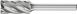 Cylindrical Burr ZYA 1/4