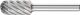 Cylindrical Radius Burr WRC 1/4