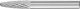 Tree Radius Burr RBF 1/4