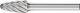 Tree Radius Burr RBF 1/4