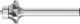 Edge Burr V with Bearing Guide 6mm Shank V 1610/6 CR2.5
