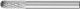 Cylindrical Radius Burr WRC 1/4