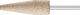 A Shape 6mm Aluminium Oxide Mix ADW - Brown - L Hardness A1 6 ADW 60 L 6 B