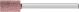 POLIFLEX Mounted Point 3mm shank Rubber Type PF ZY 0610/3 AR 120 GR