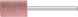 POLIFLEX Mounted Point 3mm shank Rubber Type PF ZY 1015/3 AR 120 GR