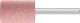 POLIFLEX Mounted Point 6mm shank Rubber Type PF ZY 2030/6 AR 120 GR