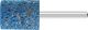 POLIFLEX Mounted Point 6mm shank Polyurethane Type PF ZY 2530/6 CU16 PU-STRUC