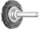 Shaft Mounted Wheel Brush - Crimped STEEL Wire - 6mm Shaft RBU 3006/6 ST 0.20