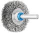 Shaft Mounted Wheel Brush - Crimped Wire - 6mm Shaft RBU 4009/6 INOX 0.20