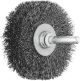 Shaft Mounted Wheel Brush - Crimped STEEL Wire - 6mm Shaft RBU 6015/6 ST 0.20