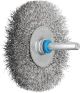 Shaft Mounted Wheel Brush - Crimped Wire - 6mm Shaft RBU 7010/6 INOX 0.20