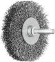 Shaft Mounted Wheel Brush - Crimped STEEL Wire - 6mm Shaft RBU 7015/6 ST 0.30