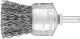 Pencil Brush 6mm Shaft Mounted - Crimped STEEL Wire PBU 3029/6 ST 0.50