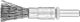 Pencil Brush 6mm Shaft Mounted - Crimped STEEL Wire PBU 1010/6 ST 0.35