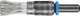 Pencil Brush 6mm Shaft Mounted - Crimped Wire PBU 1010/6 INOX 0.35