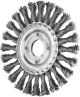 Wheel Brush - Twist Knot STEEL Wire RBG 12512/22.2 ST 0.50