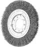 Wheel Brush with Arbor Hole - Crimped STEEL Wire - Suits Bench & Straight Grinders RBU 15012/22.2 ST 0.25
