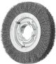 Wheel Brush with Arbor Hole - Crimped STEEL Wire - Suits Bench & Straight Grinders RBU 20038/AK 32-2 ST 0.30