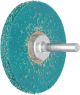 Shaft Mounted Wheel Brush - Encapsulated STEEL Wire - 6mm Shaft RBV 6307/6 ST 0.30