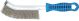 Curved Hand Scratch Brush HBG - Premium - Plastic Handle - 265mm HBG 10 ST 0.30 Steel