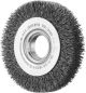 Wheel Brush with Arbor Hole - Crimped STEEL Wire - Suits Bench & Straight Grinders RBU 10020/14.0 ST 0.30