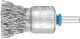 Pencil Brush 6mm Shaft Mounted - Crimped Wire PBU 2020/6 INOX 0.50