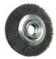 Wheel Brush with Arbor Hole GP - Crimped STEEL Wire - Suits Bench Grinders RBU 15025 T/51 ST 0.35 PSF (Inc. Bushes)