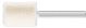Felt Point ZYA Cylindrical Shape 6mm Shank FK ZYA 2025/6M ST-BO