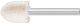 Felt Point 6mm Shank SPK Conical Pointed Shape FK SPK 1520/6M