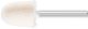 Felt Point 6mm Shank KEL Conical Shape FK KEL 2025/6M