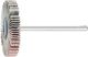 Mounted Flap Wheel Fan Grinder Aluminium Oxide - 3mm Shank F 3005/3 A 240 Grit
