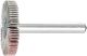 Mounted Flap Wheel Fan Grinder Aluminium Oxide - 6mm Shank F 3005/6 A 240 Grit