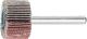 Mounted Flap Wheel Fan Grinder Aluminium Oxide - 6mm Shank F 2515/6 A 80 Grit