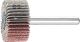 Mounted Flap Wheel Fan Grinder Aluminium Oxide - 6mm Shank F 3015/6 A 60 Grit