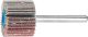 Mounted Flap Wheel Fan Grinder Aluminium Oxide - 6mm Shank F 2520/6 A 80 Grit