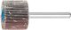 Mounted Flap Wheel Fan Grinder Aluminium Oxide - 6mm Shank F 2520/6 A 180 Grit