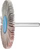Mounted Flap Wheel Fan Grinder Aluminium Oxide - 6mm Shank F 6005/6 A 120 Grit