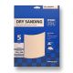 5 Pack Abrasive Sheets Dry - Aluminium Oxide 230 x 280mm - 600 Grit
