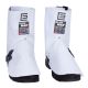 Blue Max Chrome Leather Welders Spats - Hook & Loop Closure (Supported)